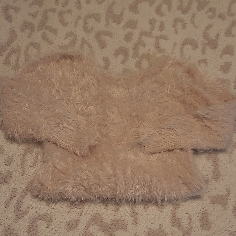 Eye Lash Fuzzy Sweater